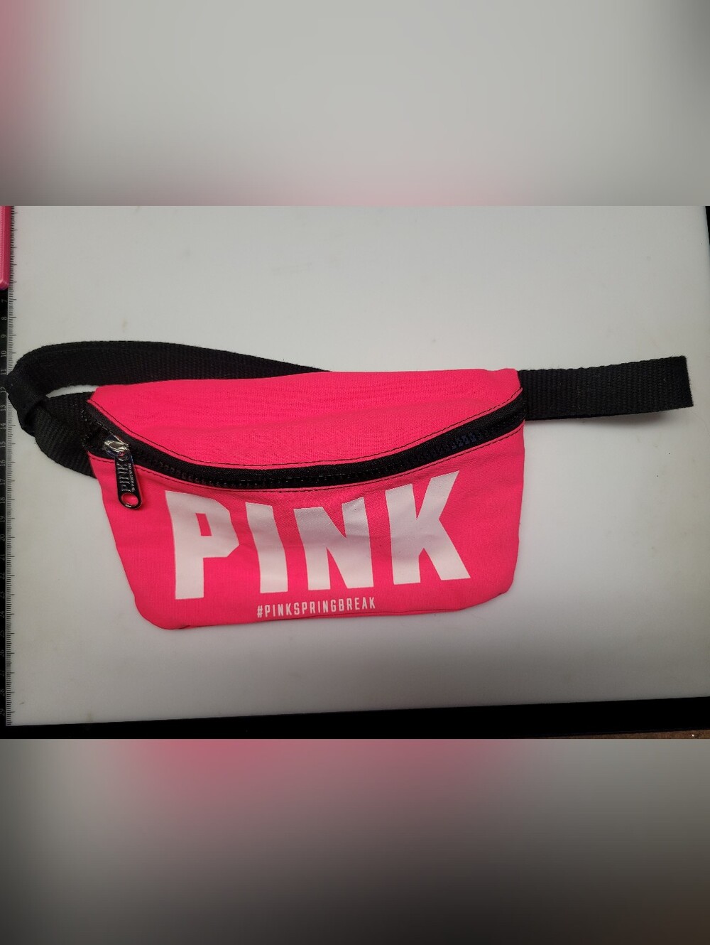 PINK Victoria's Secret Hot Pink Logo Belt Bag/Fanny Pack